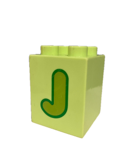 Lego® Duplo® písmeno J